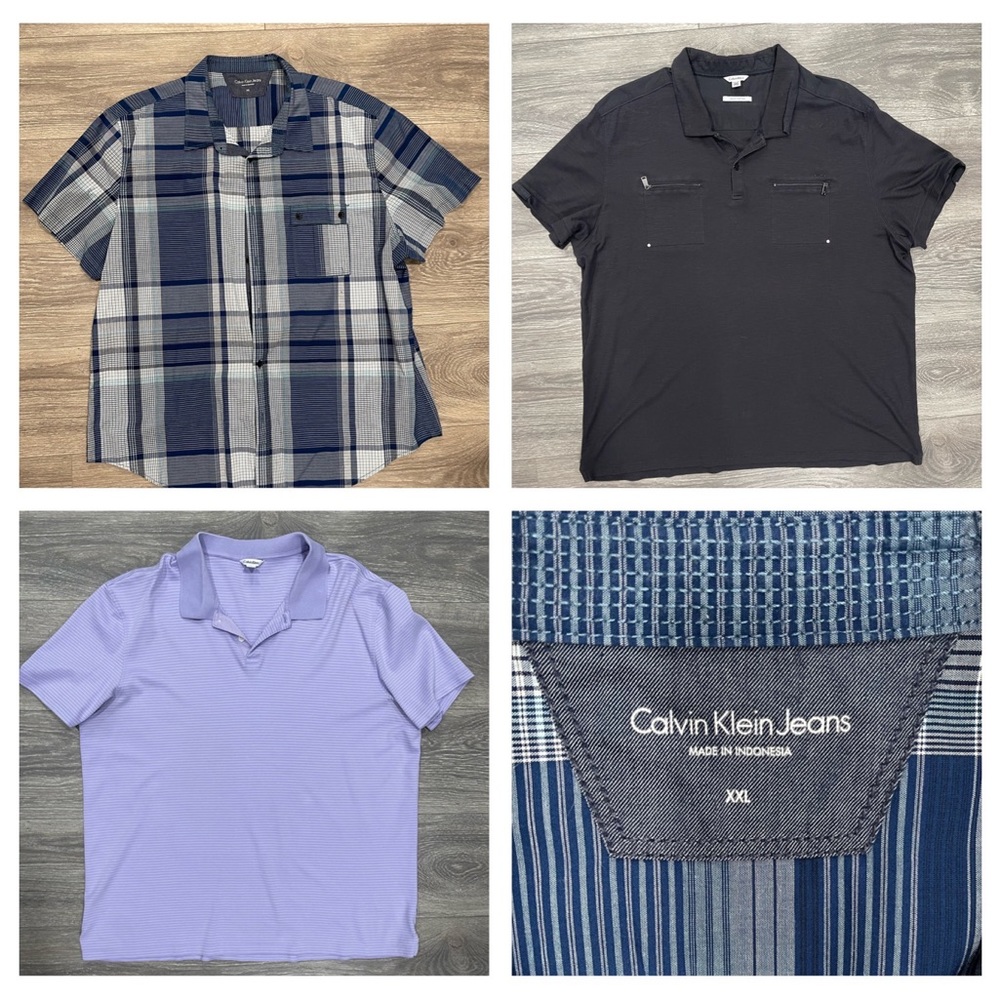 Calvin Klein BUNDLE Mens Shirt Size XXL